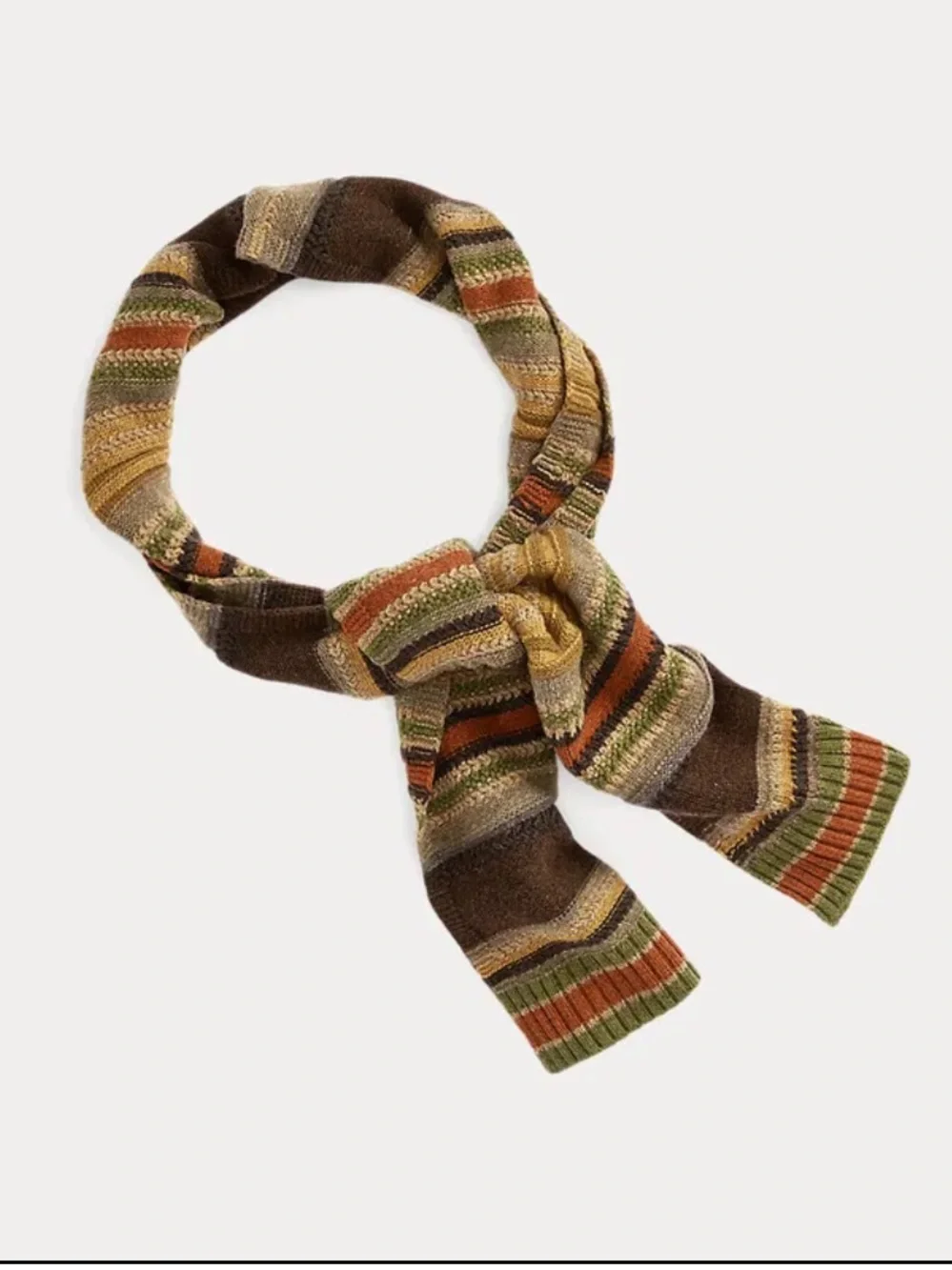 RRL Ralph Lauren Striped Wool Scarf